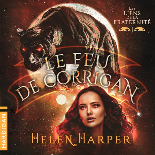 Portada del audiolibro «Le Feu de Corrigan», de Helen Harper