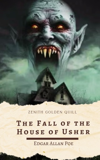 Portada del libro «The Fall of the House of Usher», de Edgar Allan Poe