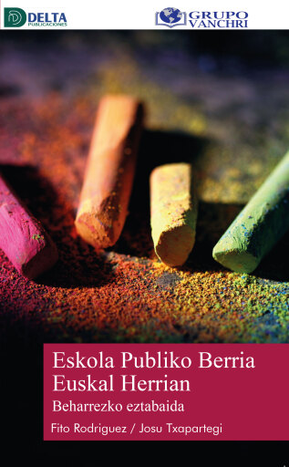 Portada del libro «Eskola publiko berria euskal herrian», de Fito Rodríguez