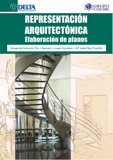Portada del libro «Representación arquitectónica», de Galcerón Vila Margarita
