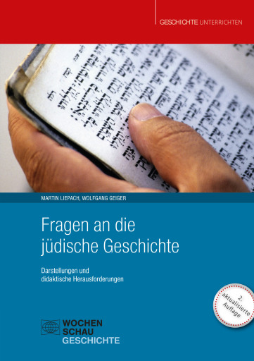 Portada del libro «Fragen an die jüdische Geschichte», de Wolfgang Geiger, Martin Liepach