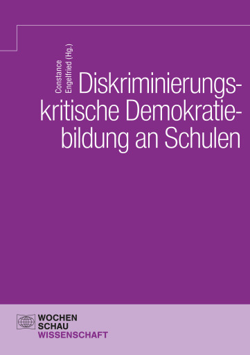 Portada del libro «Diskriminierungskritische Demokratiebildung an Schulen»