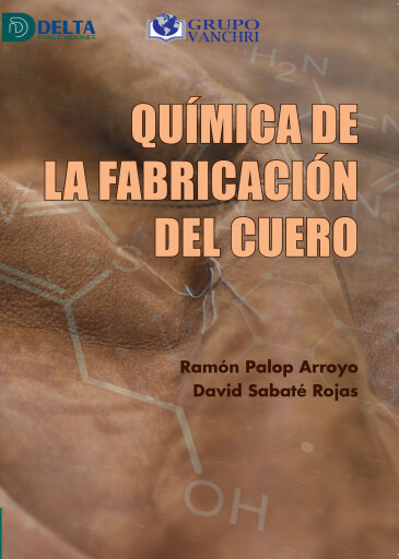 Portada del libro «Química de la fabricación del cuero», de Palop Arroyo Ramón