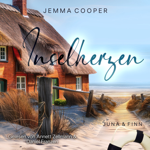 Portada del audiolibro «Inselherzen: Juna und Finn», de Jemma Cooper