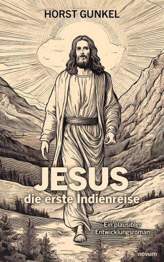 Portada del libro «Jesus – die erste Indienreise», de Horst Gunkel