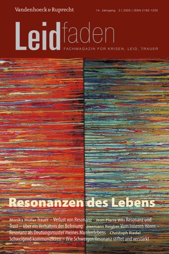 Portada del libro «Resonanzen des Lebens»