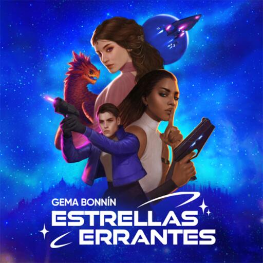 Portada del audiolibro «Estrellas errantes», de Gema Bonnín