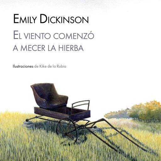 Portada del audiolibro «El viento comenzó a mecer la hierba», de Emily Dickinson