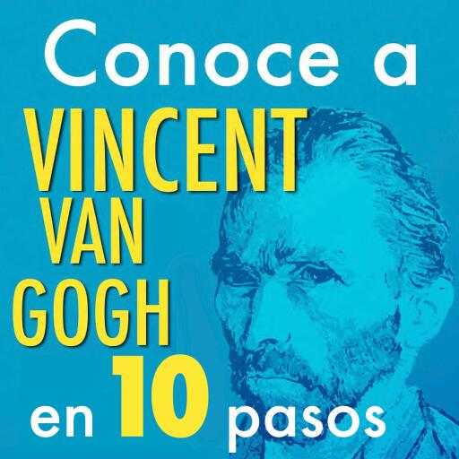 Portada del audiolibro «Conoce a Vincent Van Gogh en 10 pasos», de Editorial Ink