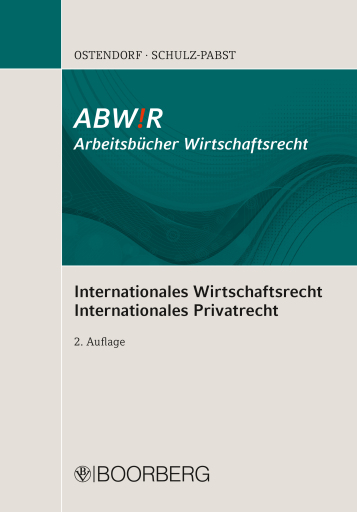 Portada del libro «Internationales Wirtschaftsrecht Internationales Privatrecht», de Patrick Ostendorf, Silke Schulz-Pabst