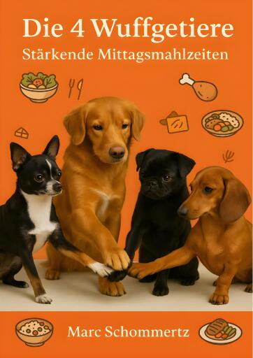 Die 4 Wuffgetiere - Stärkende Mittagsmahlzeiten