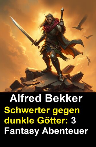 Portada del libro «Schwerter gegen dunkle Götter: 3 Fantasy Abenteuer», de Alfred Bekker