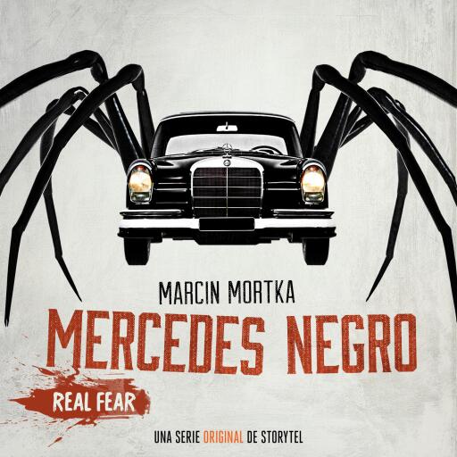 Portada del audiolibro «Mercedes negro», de Marcin Mortka