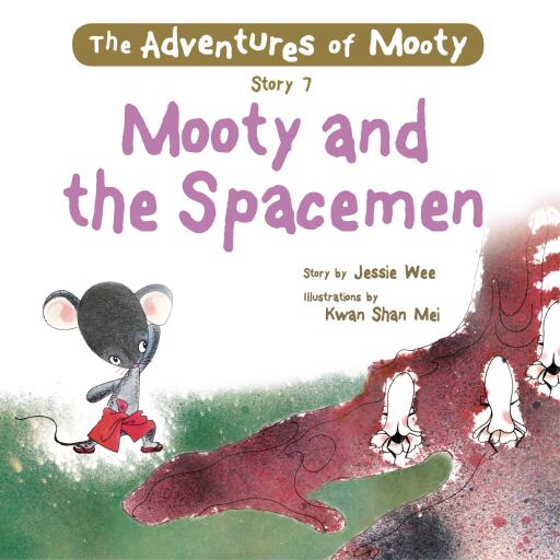 Portada del audiolibro «Mooty and the Spacemen»