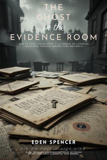 Portada del libro «The Ghost in the Evidence Room», de Eden Spencer