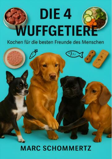 Die 4 Wuffgetiere - Kochen für die besten Freunde des Menschen