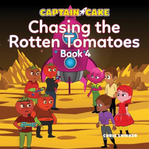 Portada del audiolibro «Captain Cake: Chasing the Rotten Tomatoes», de Chris Skinner