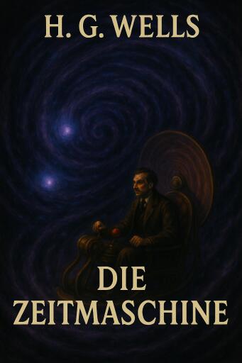 Portada del libro «Die Zeitmaschine», de H. G. Wells