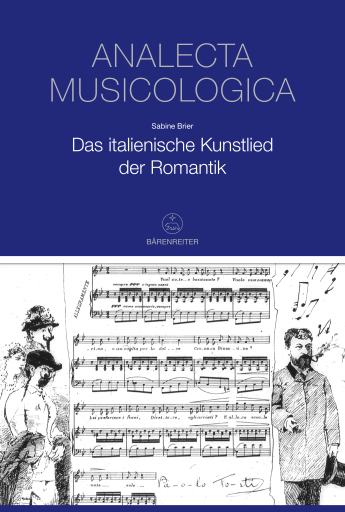 Portada del libro «Das italienische Kunstlied der Romantik», de Sabine Brier