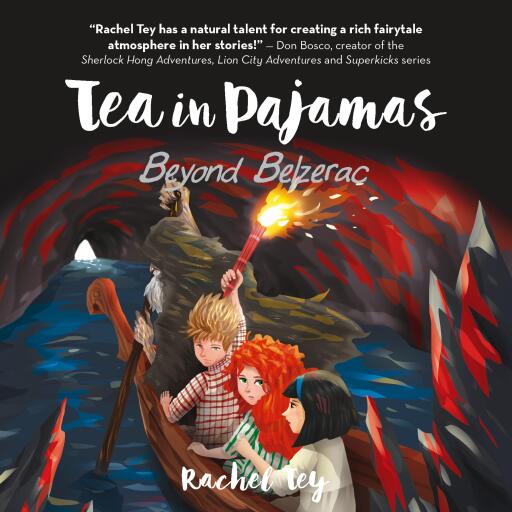 Portada del audiolibro «Tea in Pajamas: Beyond Belzerac», de Rachel Tey