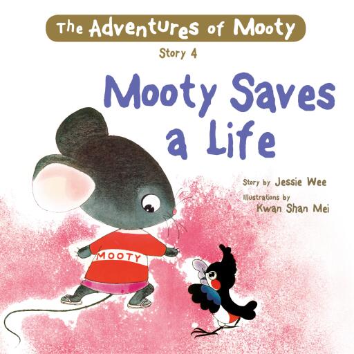 Portada del audiolibro «Mooty Saves a Life», de Jessie Wee