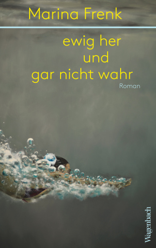 Portada del libro «ewig her und gar nicht wahr», de Marina Frenk