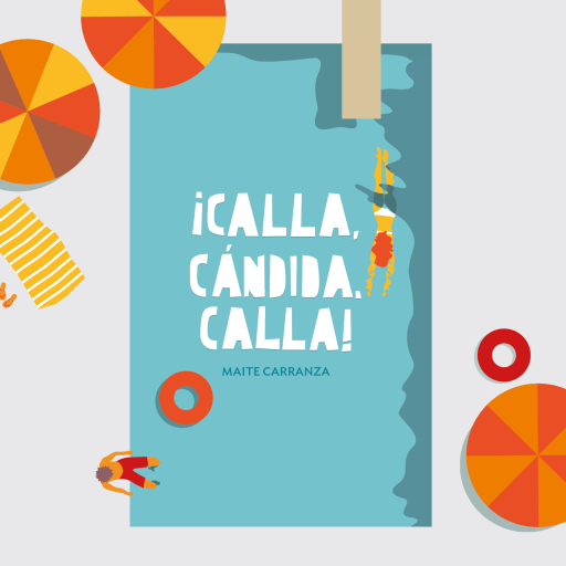 Portada del audiolibro «¡Calla, Cándida, calla!», de Maite Carranza