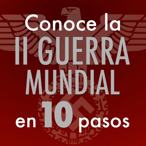 Portada del audiolibro «Conoce la Segunda Guerra Mundial en 10 pasos», de Editorial Ink