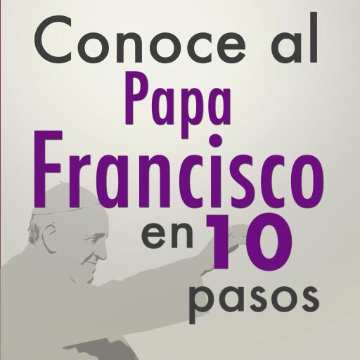 Portada del audiolibro «Conoce al Papa Francisco en 10 pasos», de Editorial Ink