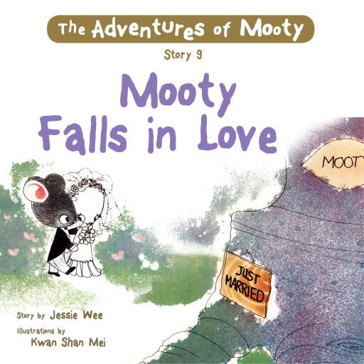 Portada del audiolibro «Mooty Falls in Love», de Jessie Wee