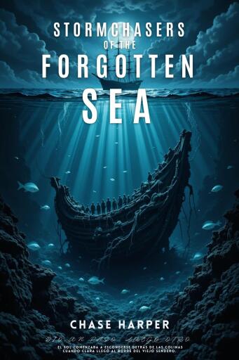Portada del libro «Stormchasers of the Forgotten Sea», de Chase Harper