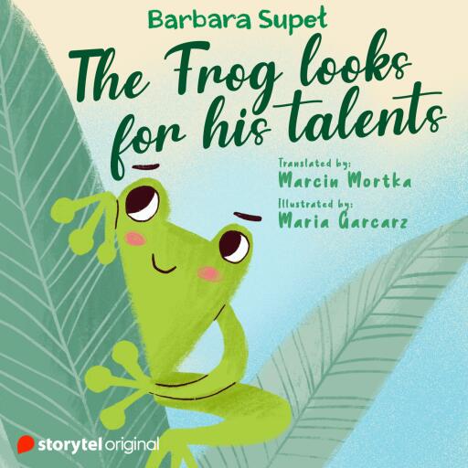 Portada del audiolibro «The Frog looks for his talents», de Barbara Supeł