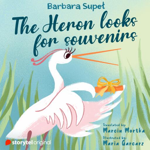 Portada del audiolibro «The Heron looks for souvenirs», de Barbara Supeł