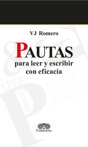 Portada del libro «Pautas para leer y escribir con eficacia», de V J Romero