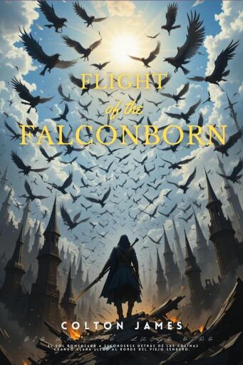 Portada del libro «Flight of the Falconborn», de Colton James