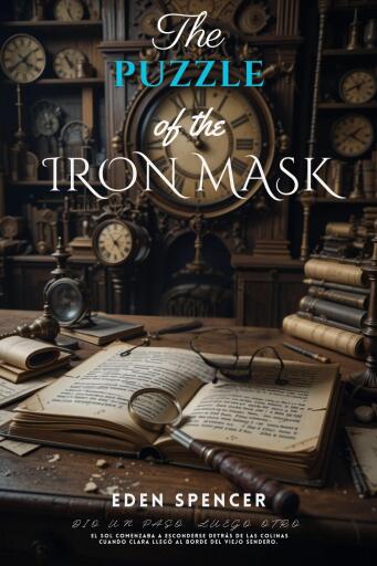 Portada del libro «The Puzzle of the Iron Mask», de Eden Spencer