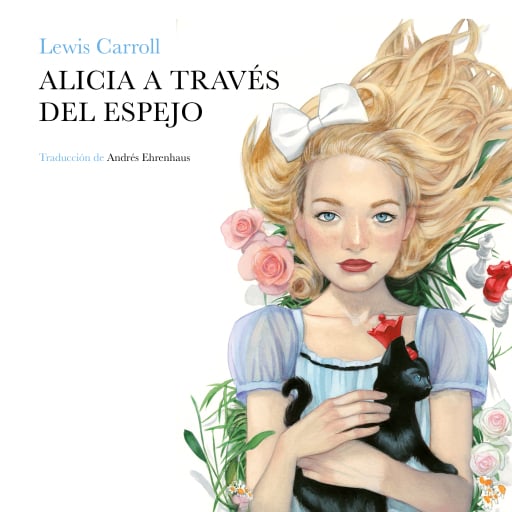 Portada del audiolibro «Alicia a través del espejo», de Lewis Carroll
