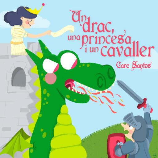 Portada del audiolibro «Sant Jordi un drac, una princesa i un cavaller», de Care Santos