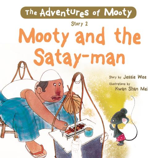 Portada del audiolibro «Mooty and the Satay-man», de Jessie Wee