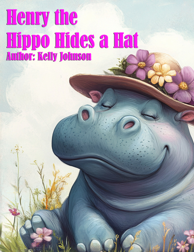 Portada del libro «Henry thea Hippo Hides a Hat», de Kelly Johnson