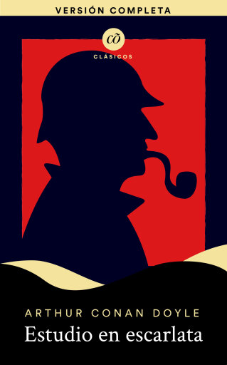 Portada del libro «Estudio en escarlata», de Arthur Conan Doyle