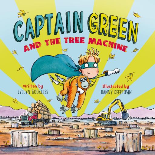 Portada del audiolibro «Captain Green and the Tree Machine», de Evelyn Bookless