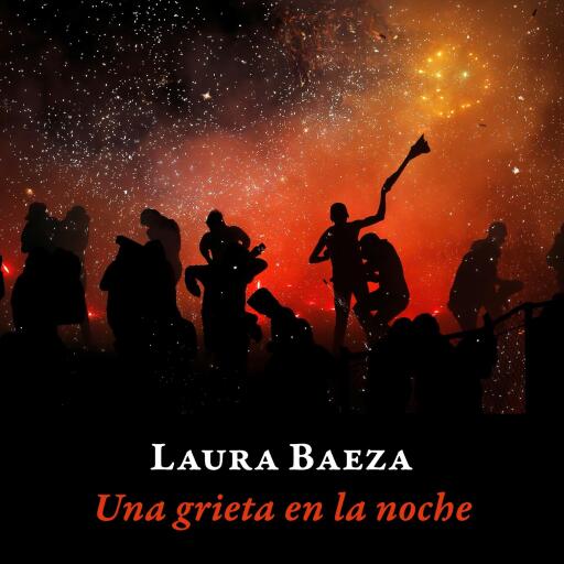 Portada del audiolibro «Una grieta en la noche», de Laura Baeza
