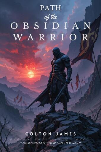 Portada del libro «Path of the Obsidian Warrior», de Colton James