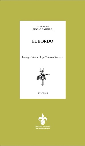 Portada del libro «El bordo», de Sergio Galindo