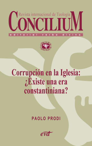 Portada del libro «Corrupción en la Iglesia: ¿Existe una era constantiniana? Concilium 358 (2014)», de Paolo Prodi