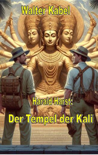 Portada del libro «Der Tempel der Kali», de Walter Kabel