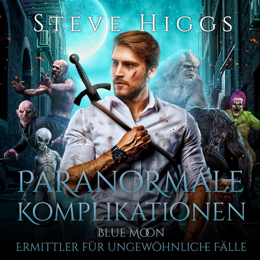 Portada del audiolibro «Paranormale Komplikationen», de Steve Higgs