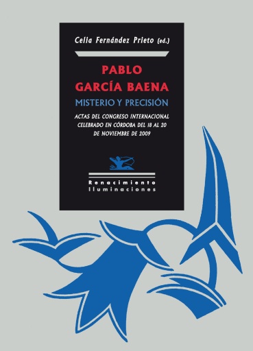 Portada del libro «Pablo García Baena: Misterio y precisión»