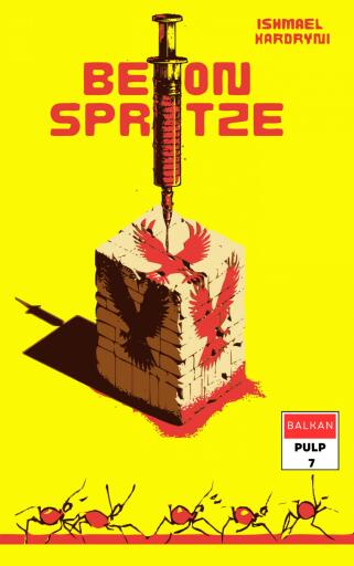 Portada del libro «Die Betonspritze», de Ishmael Kardryni